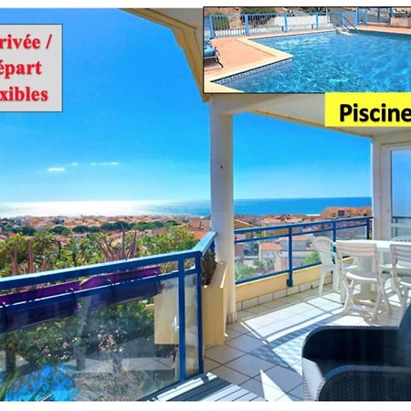 Plain-Pied, Terrasse, Piscine, Pleine Vue Mer, Plage A 6' A Pied, Parking, Wifi Fleury  Kültér fotó