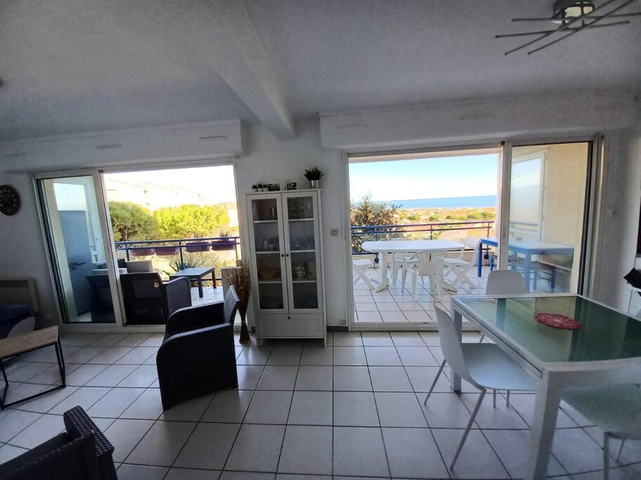 Plain-Pied, Terrasse, Piscine, Pleine Vue Mer, Plage A 6' A Pied, Parking, Wifi Fleury  Kültér fotó