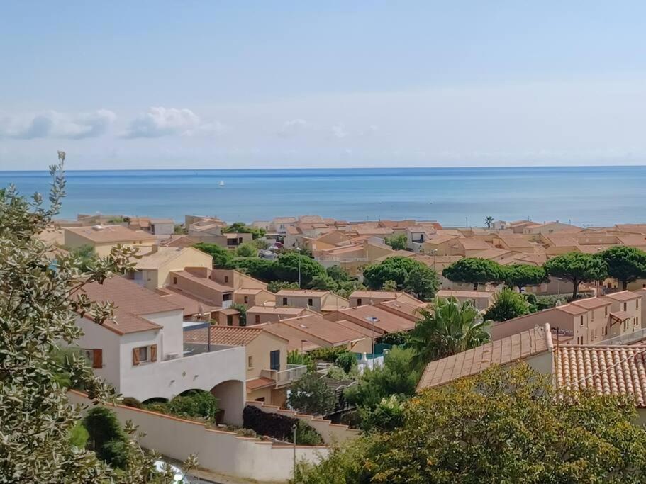 Plain-Pied, Terrasse, Piscine, Pleine Vue Mer, Plage A 6' A Pied, Parking, Wifi Fleury  Kültér fotó