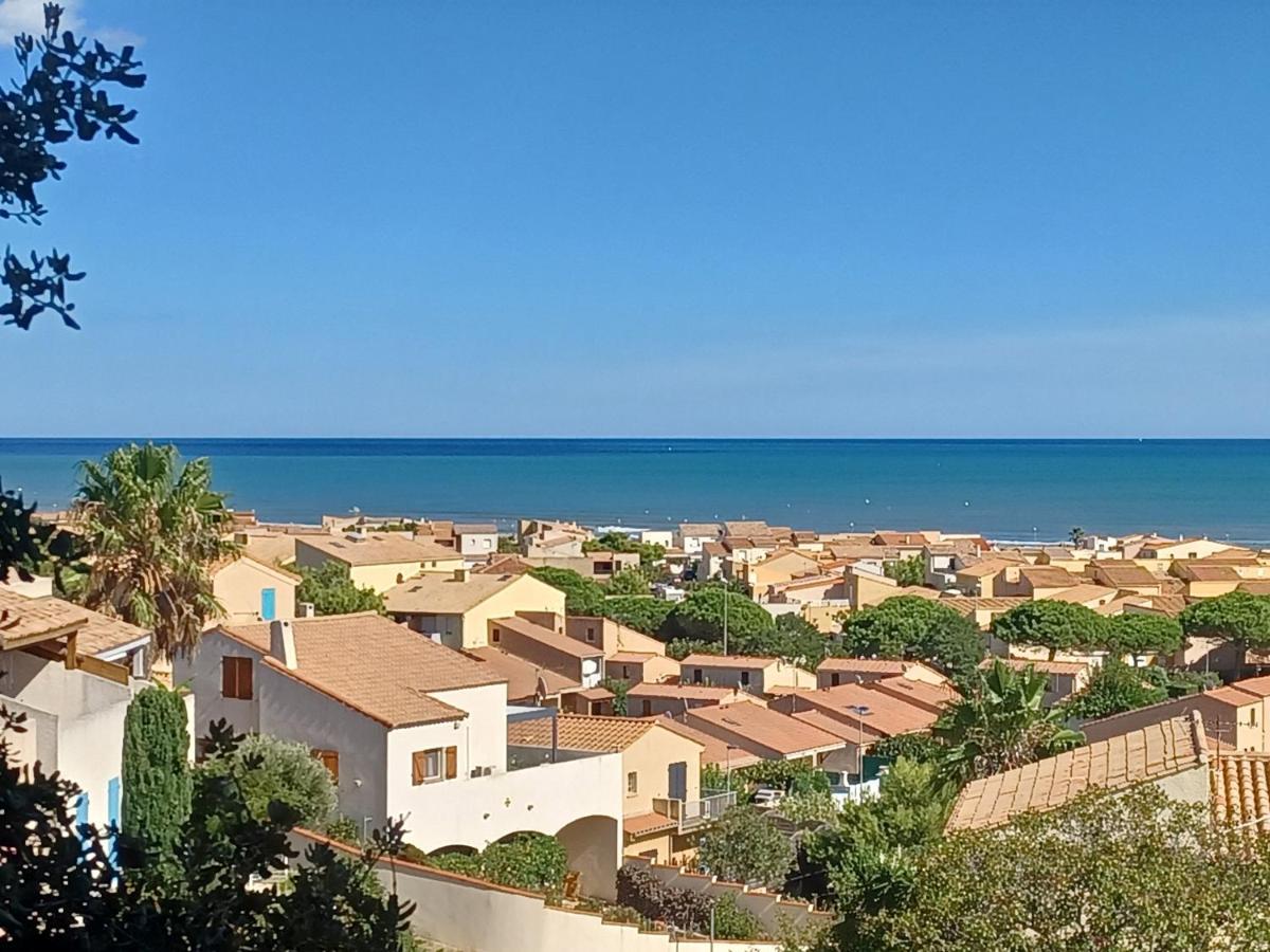 Plain-Pied, Terrasse, Piscine, Pleine Vue Mer, Plage A 6' A Pied, Parking, Wifi Fleury  Kültér fotó